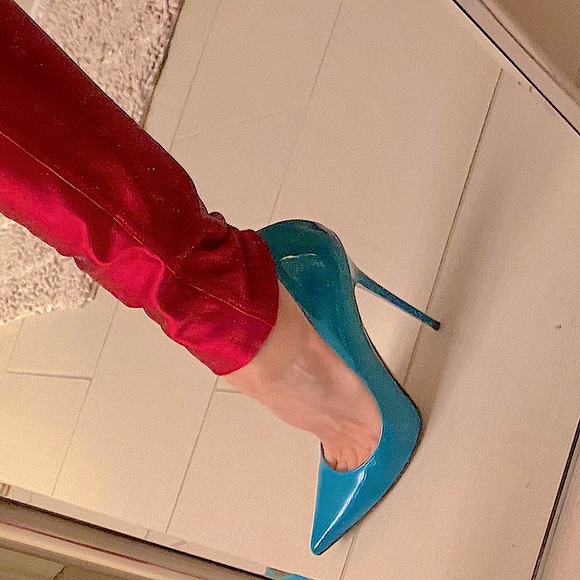 Jimmy Choo Shoes - 💖FIRM Jimmy Choo💖Anouk turquoise patent pumps beauty